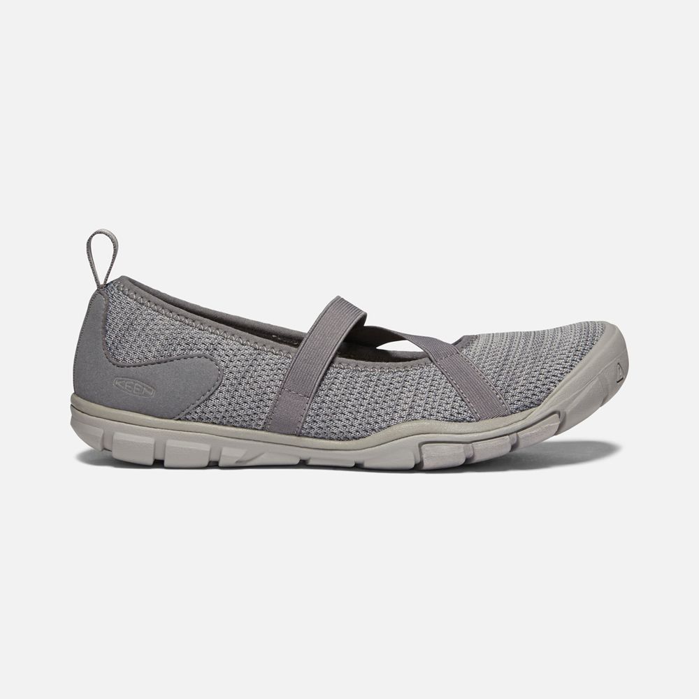 Keen Slip-On Kadın Gri - Hush Knit Mary Jane - Türkiye BEVG51364